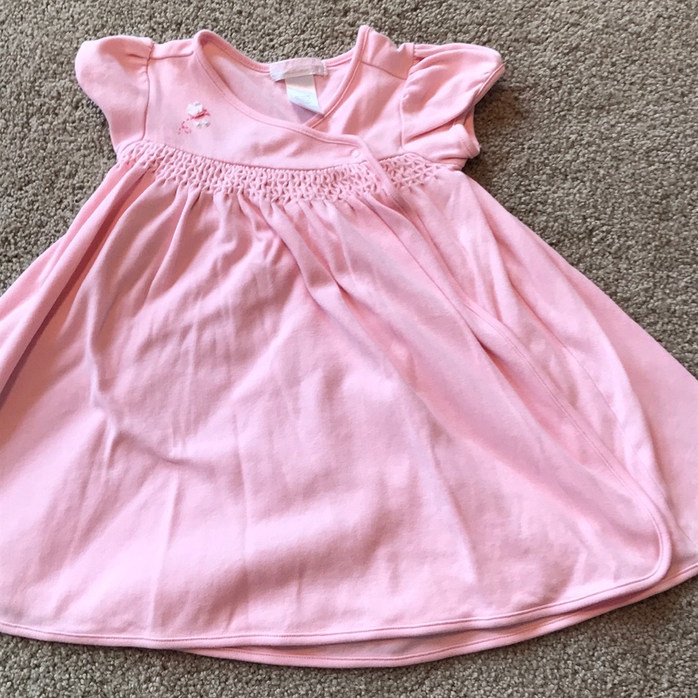 Janie and Jack light pink wrap dress
